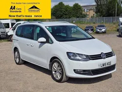 White Used 2015 VW Sharan SE MPV | £10,880 (Fair price)