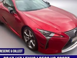 Red Used 2017 Lexus LC 500 Sport Line Coupe | £58,500