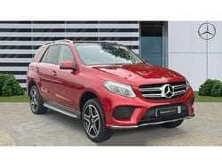 Red Used 2017 Mercedes GLE350 AMG Line Premium SUV | £21,884 (Fair price)