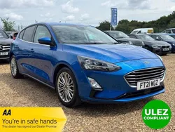 Blue Used 2021 Ford Focus Titanium X Hatchback | £9,999 (Super price)