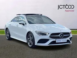 White Used 2019 Mercedes CLA220 AMG Line Premium Plus Sedan | £23,629 (Fair price)
