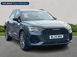 Grey New 2025 Audi Q3 Black Edition SUV | £35,190 (Fair price)