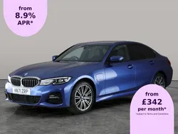 Blue Used 2021 BMW 330e M Sport Sedan | £23,165 (Fair price)