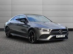 Mountain grey Used 2023 Mercedes CLA250e AMG Line Premium Plus Sedan | £27,795 (Fair price)