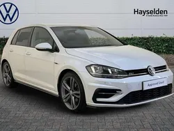 White Used 2019 VW Golf VII R-line Hatchback | £13,385 (Fair price)
