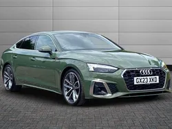 District green Used 2023 Audi A5 S-Line Coupe | £31,295 (A bit pricey)