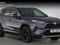 Grey/black Used 2022 Toyota RAV4 Hybrid SUV | £29,000 (A bit pricey)
