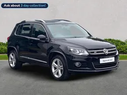 Black Used 2016 VW Tiguan R-line Edition SUV | £17,583 (Fair price)