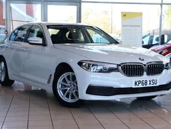 White Used 2018 BMW 520 Luxury Line Sedan | £18,250 (Fair price)