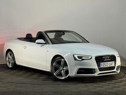 White Used 2013 Audi A5 Cabriolet S-Line Cabriolet | £5,295 (Fair price)