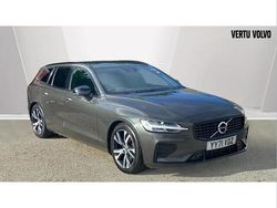 Grey Used 2021 Volvo V60 R-Design Estate | £24,817 (Fair price)
