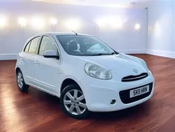 White Used 2011 Nissan Micra Acenta Hatchback | £2,695 (Fair price)