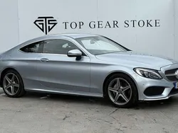 Silver Used 2018 Mercedes C220 AMG line Coupe | £13,995 (Fair price)