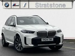White Used 2024 BMW X5 M Sport SUV | £65,849 (Fair price)