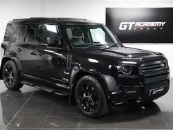 Santorini black metallic Used 2021 Land Rover Defender Black Edition SUV | £52,990 (Expensive)