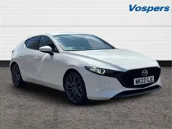 White Used 2022 Mazda 3 Inclusive Hatchback | £15,795 (Fair price)