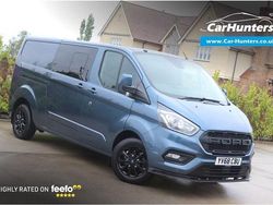 Blue Used 2018 Ford Transit Custom Limited Van | £19,995 (Expensive)