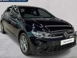 Black Used 2024 VW Polo R-line Hatchback | £20,956 (Fair price)