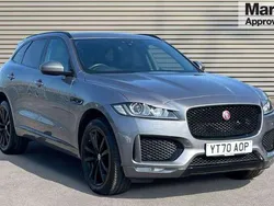 Grey Used 2020 Jaguar F-Pace Chequered Flag SUV | £28,185 (Fair price)