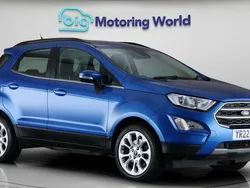 Blue Used 2022 Ford Ecosport Titanium SUV | £8,500 (Fair price)