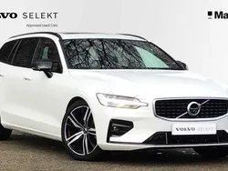 White Used 2019 Volvo V60 R-Design Pro Estate | £20,897 (A bit pricey)