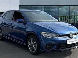 Reef blue Used 2025 VW Polo R-line Hatchback | £21,523 (Fair price)