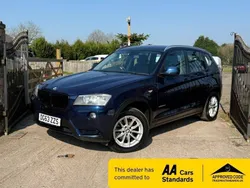 Blue Used 2013 BMW X3 SUV | £4,795 (Fair price)