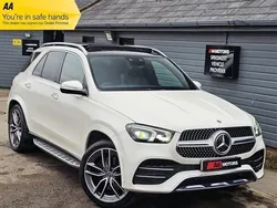 White Used 2019 Mercedes GLE400 AMG line SUV | £39,390 (A bit pricey)