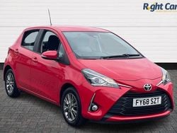 Red Used 2018 Toyota Yaris Hatchback | £11,999 (Fair price)