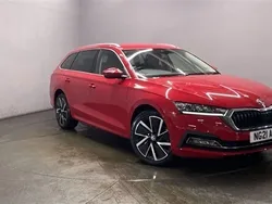 Red Used 2021 Skoda Octavia SE L Estate | £18,499 (Fair price)