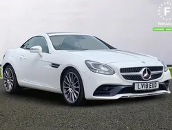 White Used 2018 Mercedes SLC300 AMG line Cabriolet | £21,699 (Fair price)