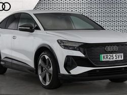 White Used 2025 Audi Q4 e-tron Black Edition SUV | £37,471 (Super price)