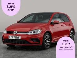 Red Used 2018 VW Golf VII R-line Hatchback | £17,278 (Fair price)