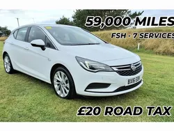White Used 2016 Vauxhall Astra Design Edition Hatchback | £6,695 (A bit pricey)