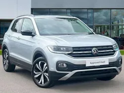 Reflex silver metallic Used 2023 VW T-Cross Black Edition SUV | £19,530 (Fair price)