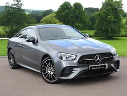 Selenite grey metallic Used 2021 Mercedes E400 AMG line Coupe | £34,900 (Fair price)