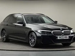 Blacksapphire metallic Used 2023 BMW 530e M Sport Estate | £30,700 (Good price)