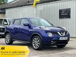 Blue Used 2015 Nissan Juke Tekna SUV | £8,490 (Fair price)