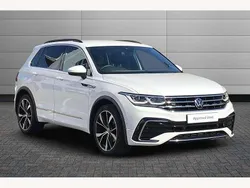 White Used 2022 VW Tiguan R-line SUV | £25,995 (A bit pricey)