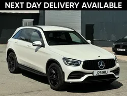 White Used 2019 Mercedes GLC220 AMG line SUV | £23,500 (Fair price)