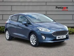 Blue Used 2021 Ford Fiesta Titanium Hatchback | £13,291 (Fair price)
