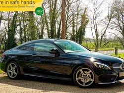 Black Used 2018 Mercedes C220 AMG line Coupe | £16,995 (Fair price)