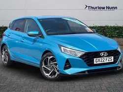 Turquoise grn Used 2022 Hyundai i20 Premium Hatchback | £15,699 (Fair price)