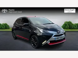 Black Used 2017 Toyota Aygo x-press Hatchback | £8,330 (Fair price)