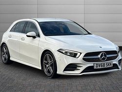 Polar white Used 2018 Mercedes A250 AMG Line Premium Hatchback | £17,490 (Fair price)