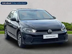 Black Used 2022 VW Polo Life Hatchback | £15,580 (Fair price)