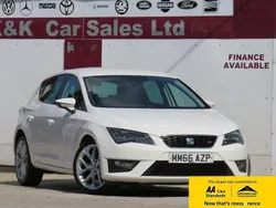 White Used 2016 Seat Leon FR Hatchback | £8,195 (Fair price)