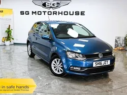 Blue Used 2016 VW Polo Match Hatchback | £8,995 (Fair price)