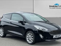 Black Used 2018 Ford Fiesta Titanium Hatchback | £9,100 (Fair price)