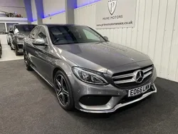 Grey Used 2016 Mercedes C220 AMG Line Premium Sedan | £13,489 (Fair price)
